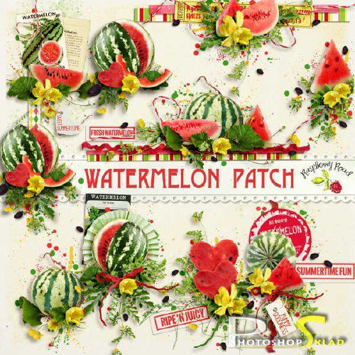 Набор для скрапбукинга - Watermelon Patch